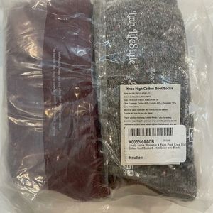 Lovely annie women 4 pairs knee  high cotton boots socks